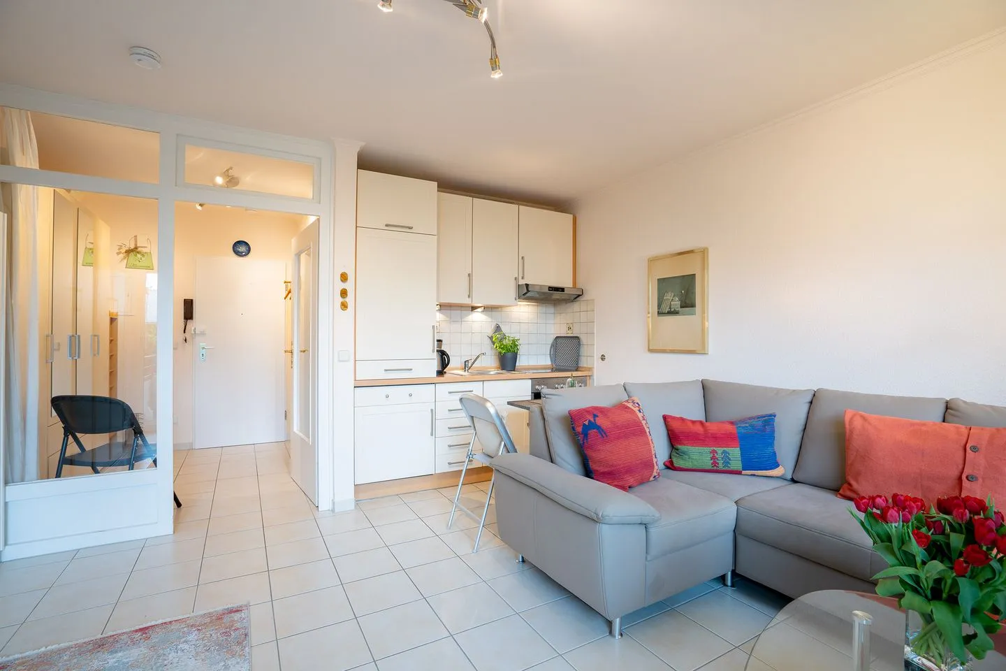 (DKK1b) Ferienwohnung Stäcker Niendorf - Wohnzimmer