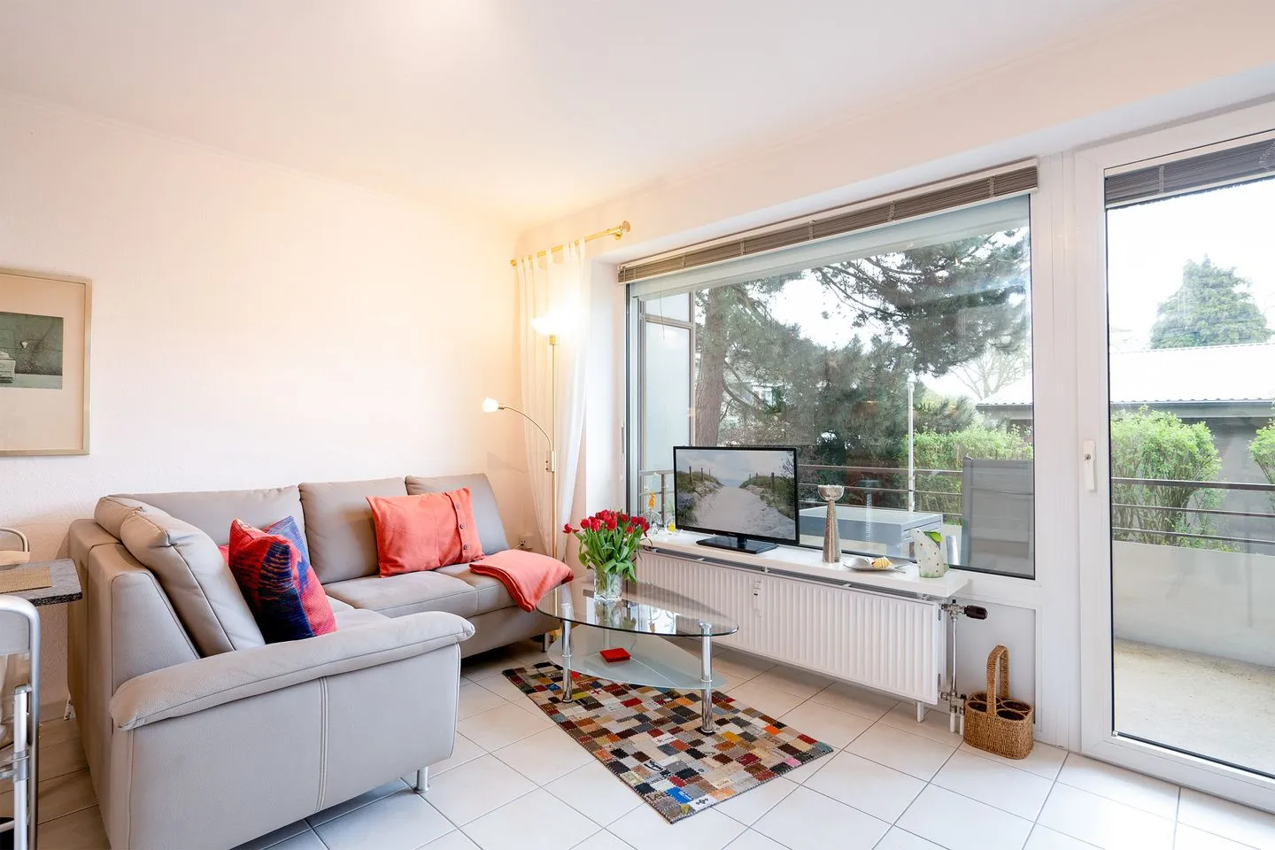 (DKK1b) Ferienwohnung Stäcker Niendorf - Wohnzimmer