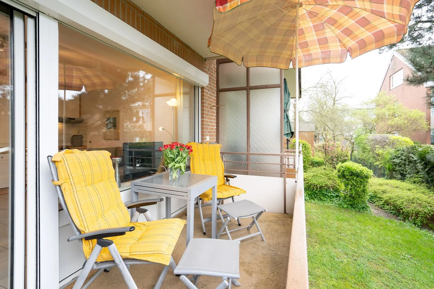 (DKK1b) Ferienwohnung Stäcker Niendorf - Balkon