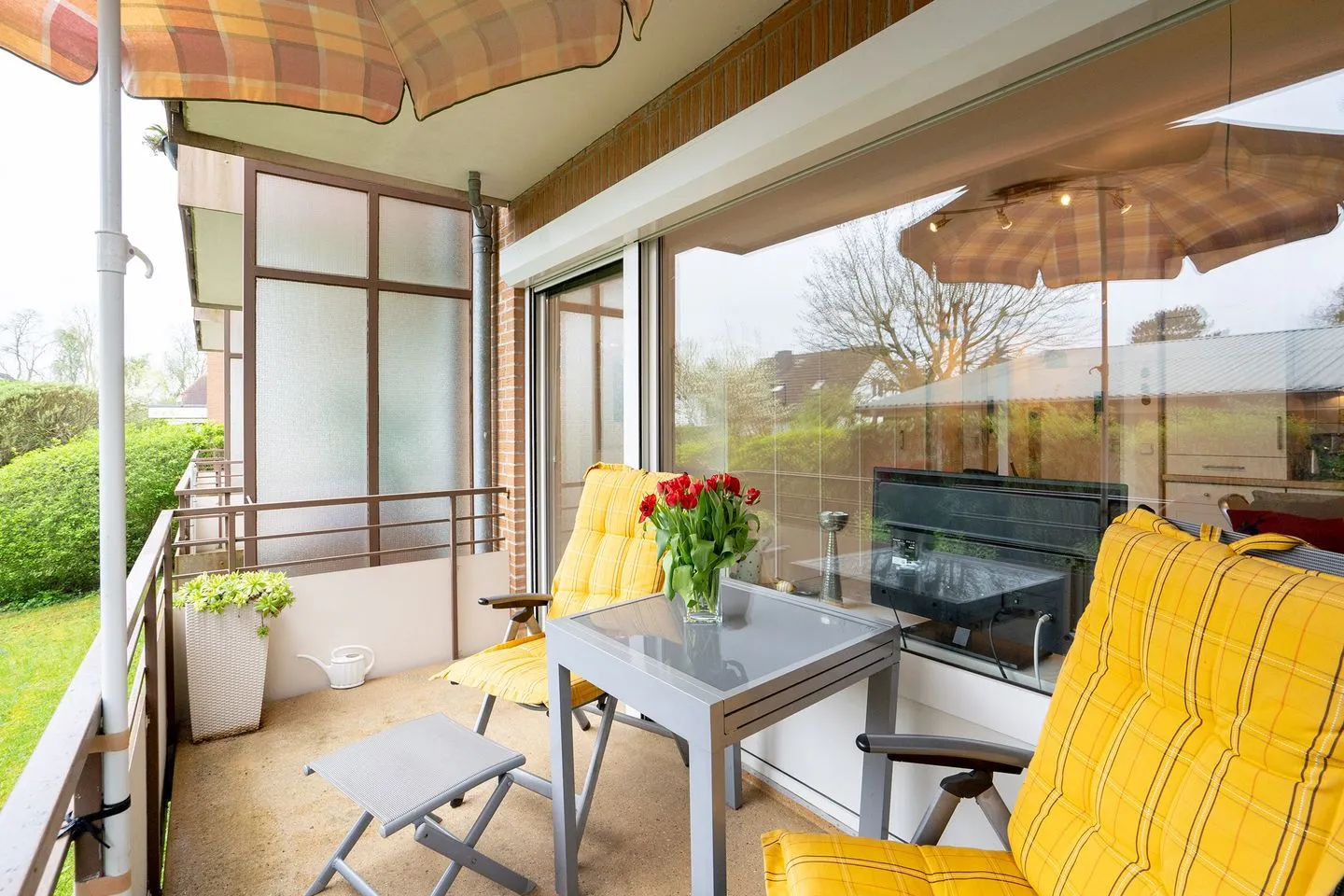 (DKK1b) Ferienwohnung Stäcker Niendorf - Balkon