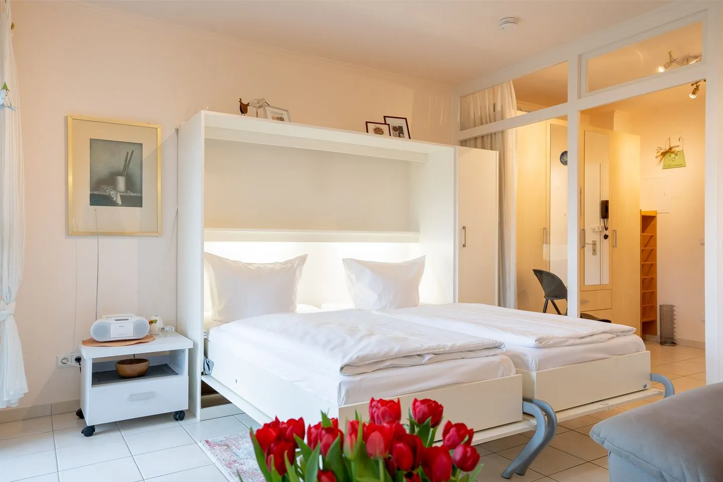 (DKK1b) Ferienwohnung Stäcker Niendorf - Wohnzimmer