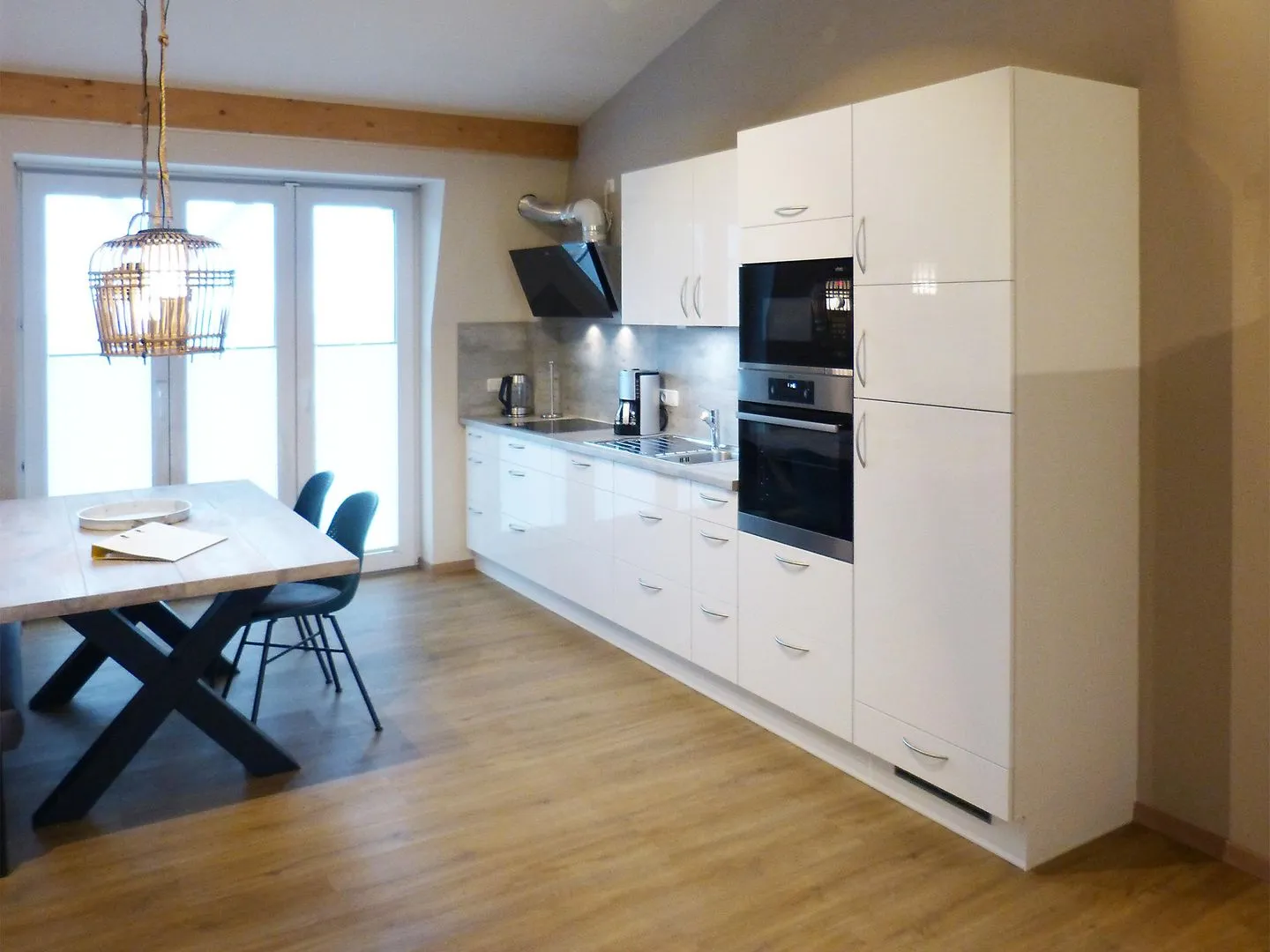 Haus *Weiße Düne* Ferienwohnung *Weiße Düne 7* Wittdün auf Amrum - Küche in der Ferienwohnung Weiße Düne 7 in Wittdün auf Amrum