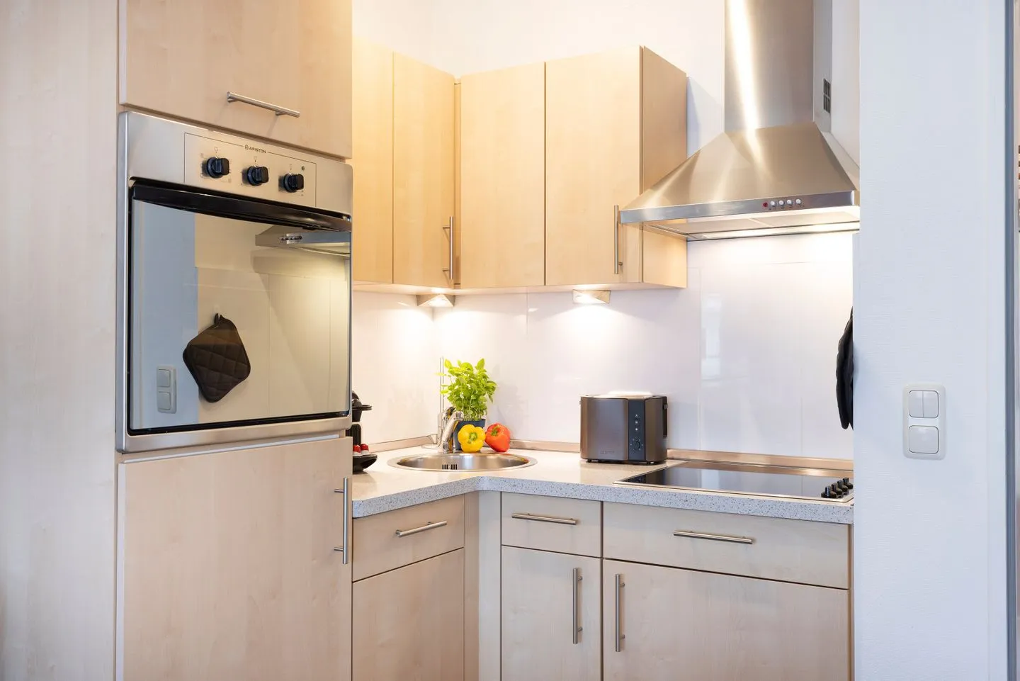 (DKK11B) Ferienwohnung Seegras F*** Niendorf - Küche / Küchenzeile