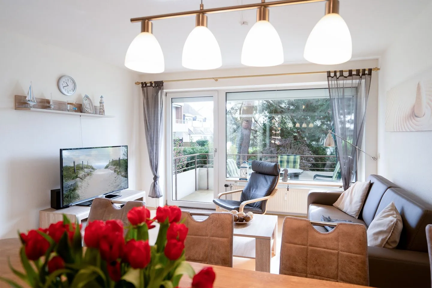 (DKK1e) Ferienwohnung Seepferdchen Niendorf - Küche / Küchenzeile