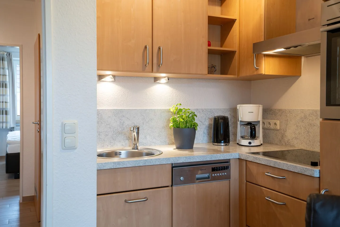 (DKK5) Ferienwohnung Ostseeperle Niendorf - Küche / Küchenzeile