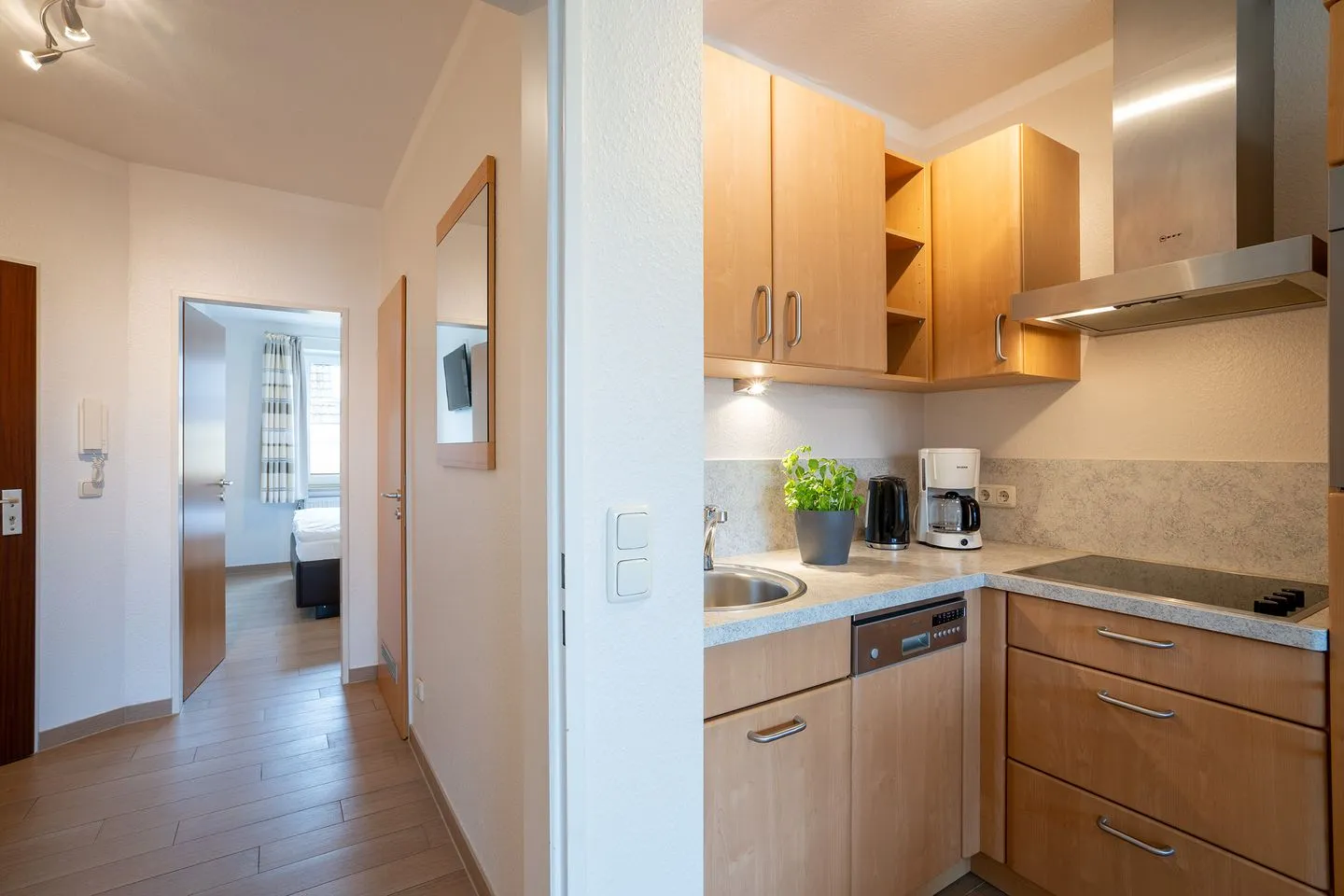 (DKK5) Ferienwohnung Ostseeperle Niendorf - Küche / Küchenzeile