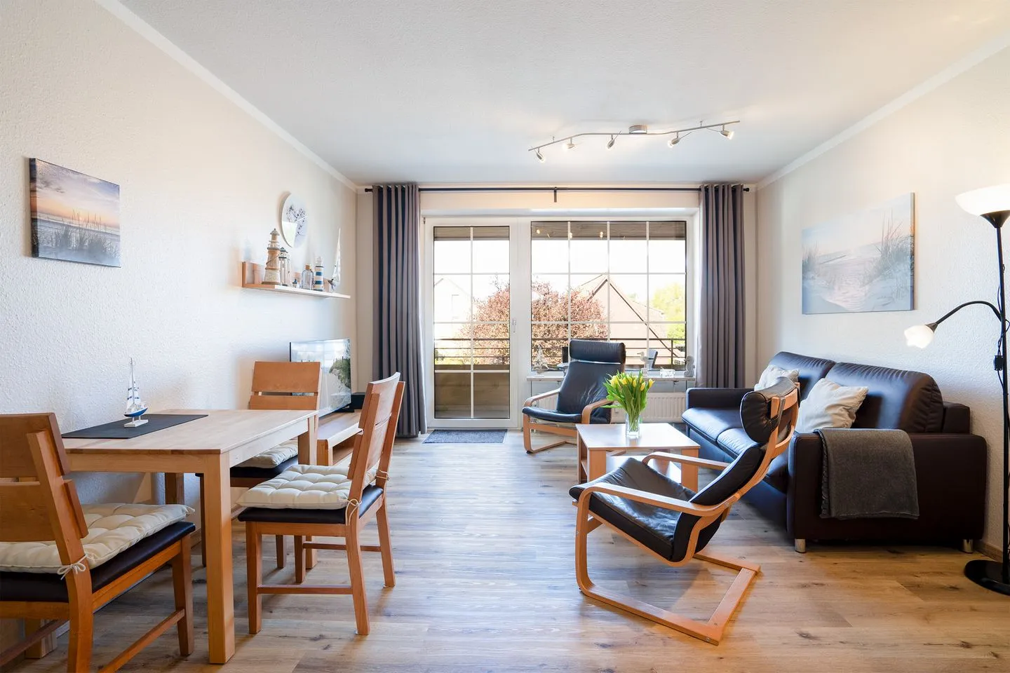 (DKK9) Ferienwohnung Möwennest Niendorf - Wohnzimmer