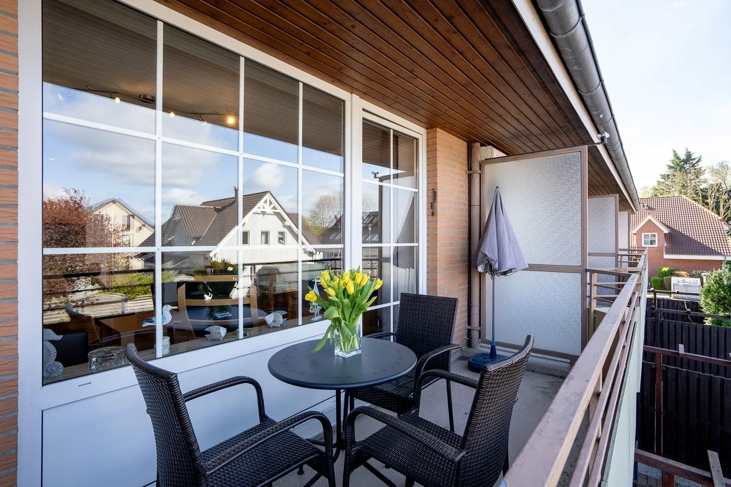 (DKK9) Ferienwohnung Möwennest Niendorf - Balkon