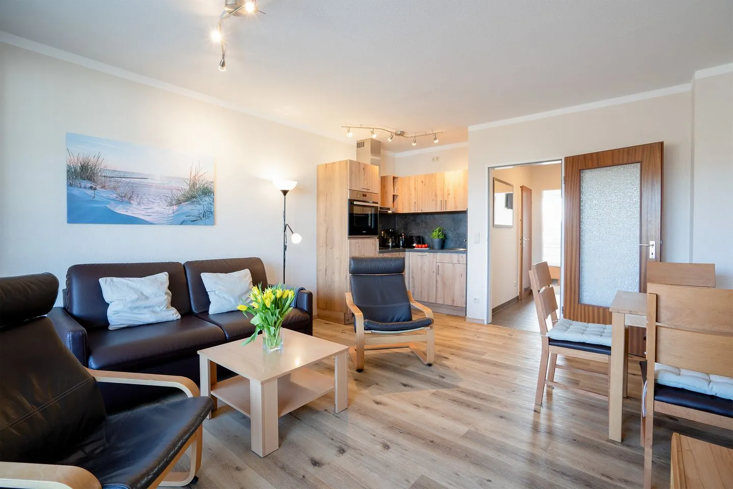 (DKK9) Ferienwohnung Möwennest Niendorf - Wohnzimmer