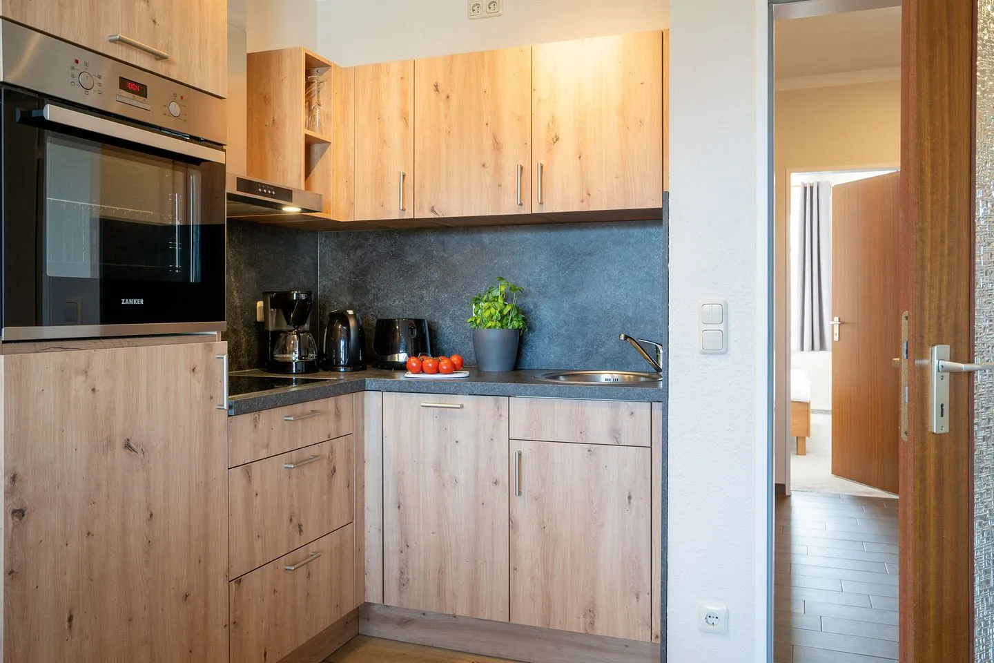 (DKK9) Ferienwohnung Möwennest Niendorf - Küche / Küchenzeile