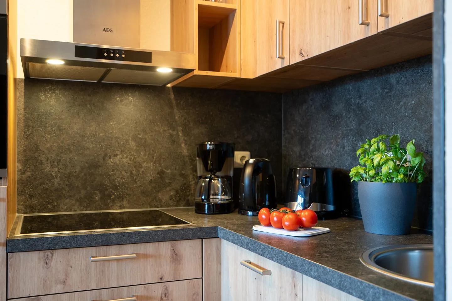 (DKK9) Ferienwohnung Möwennest Niendorf - Küche / Küchenzeile