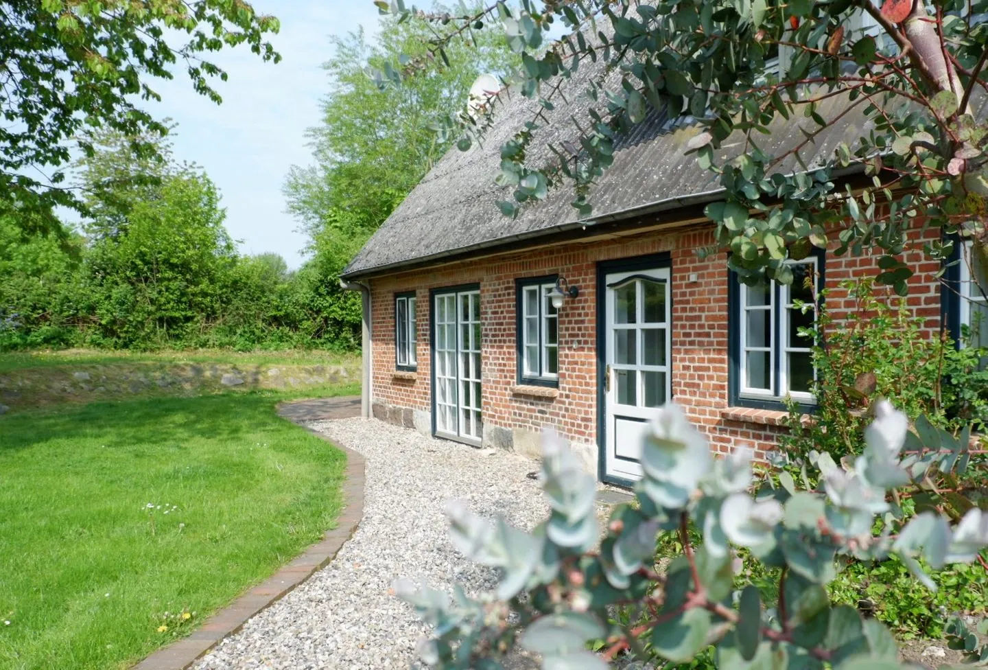Ferienhaus Poseby Westerholz - Fassade / Eingang