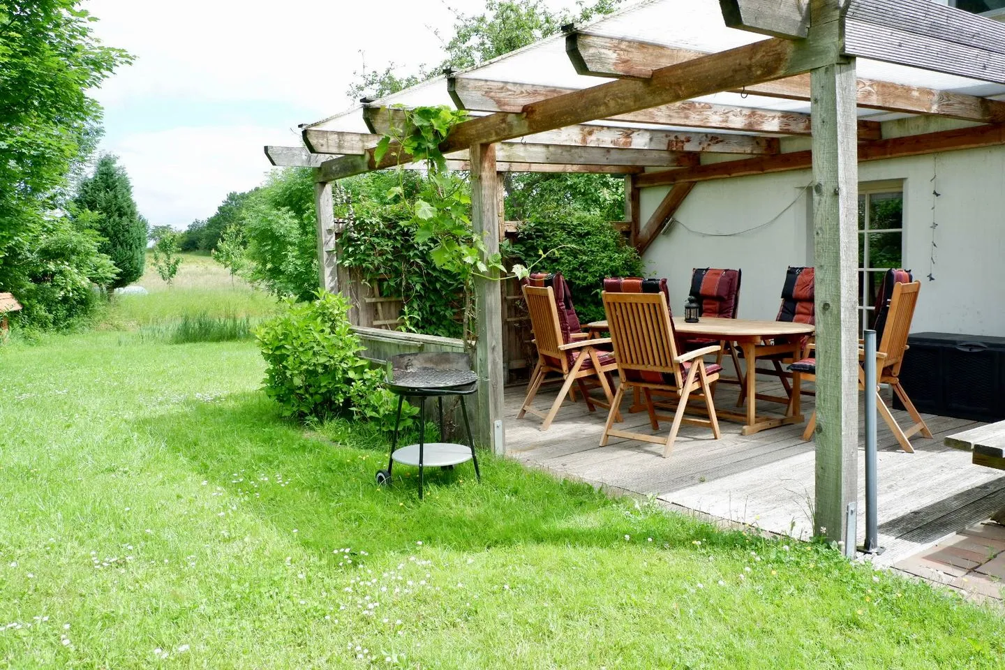 Ferienhaus Poseby Westerholz - Terrasse