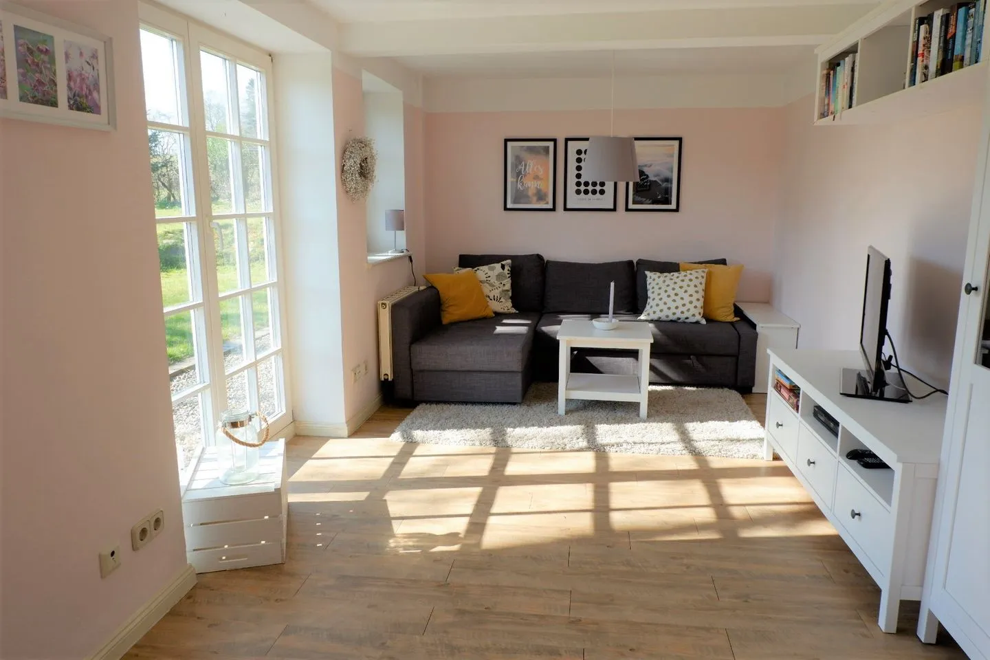 Ferienhaus Poseby Westerholz - Wohnzimmer
