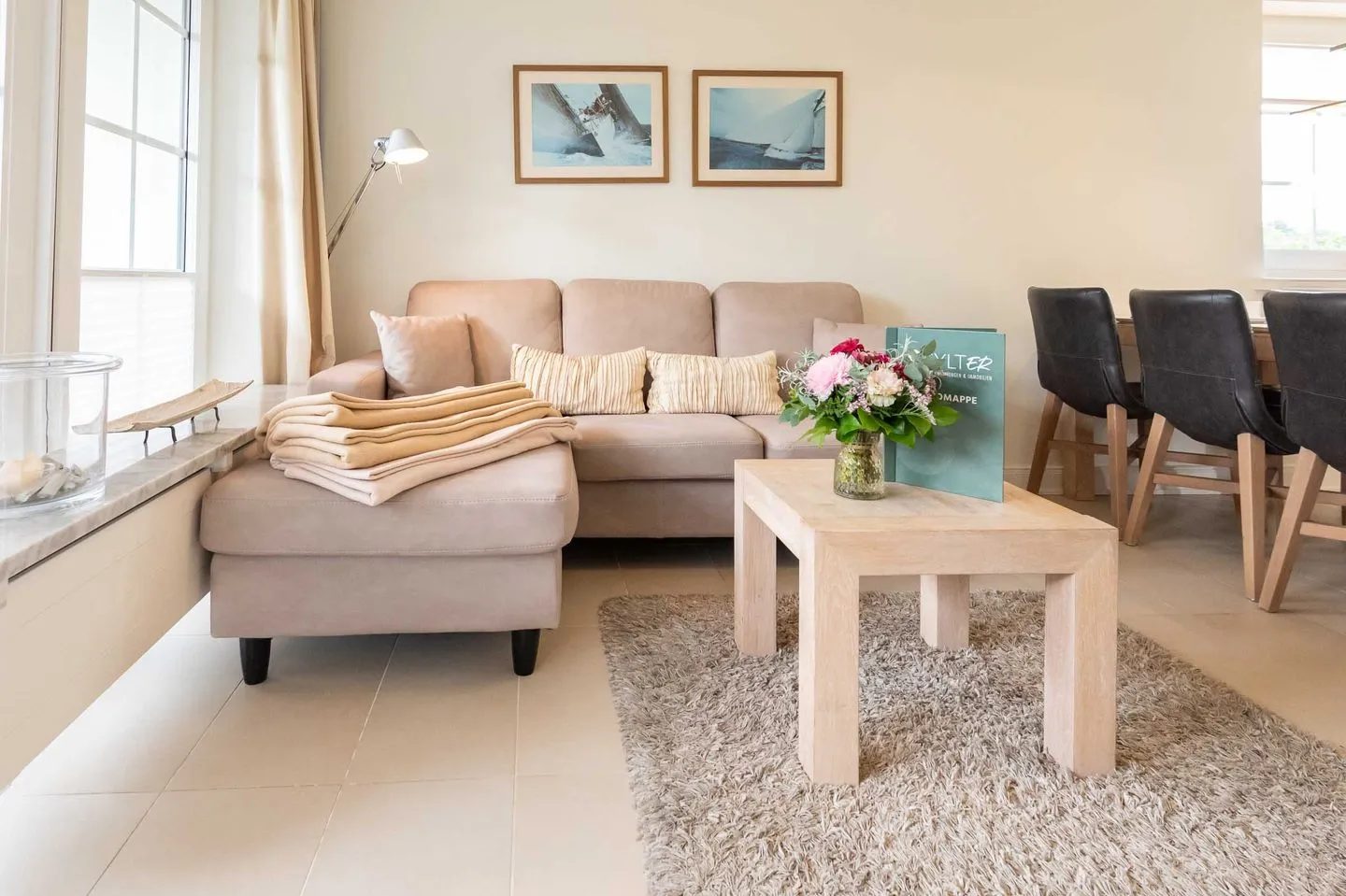 Strandhaus Whg. 3 Wenningstedt - Wohnzimmer