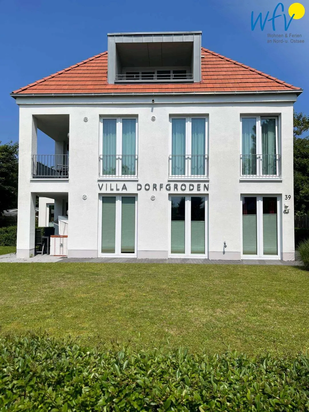 Villa Dorfgroden Ferienwohnung Strandvogt Wangerooge - Hauptansicht