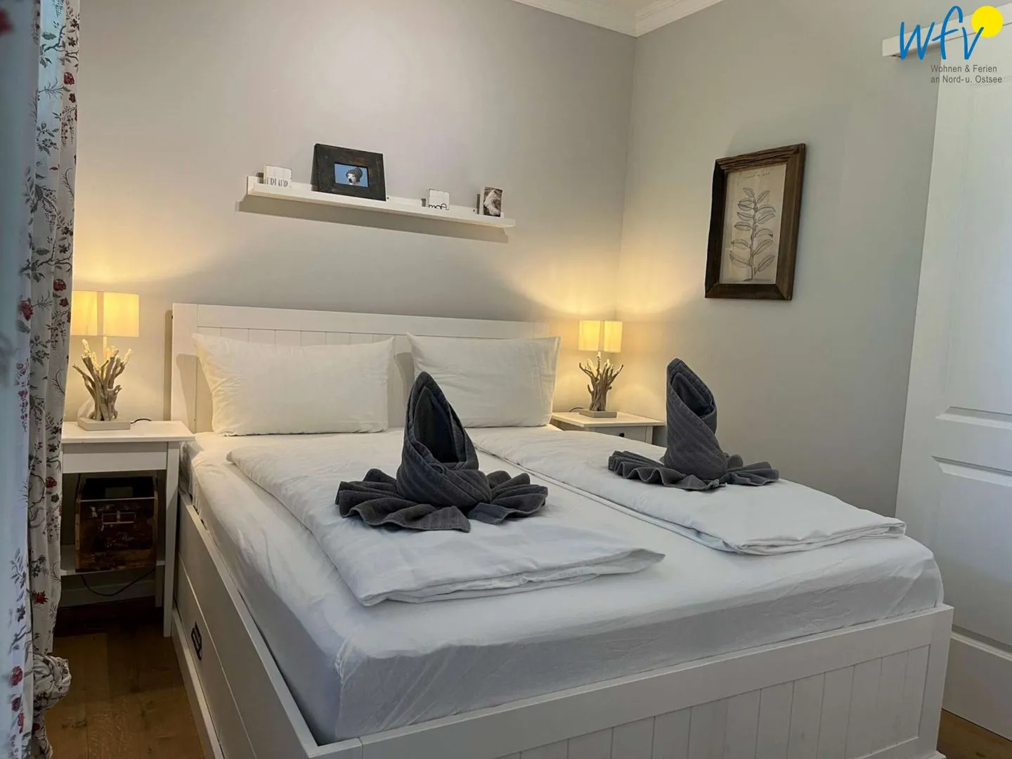 Villa Dorfgroden Ferienwohnung Strandvogt Wangerooge - Schlafzimmer