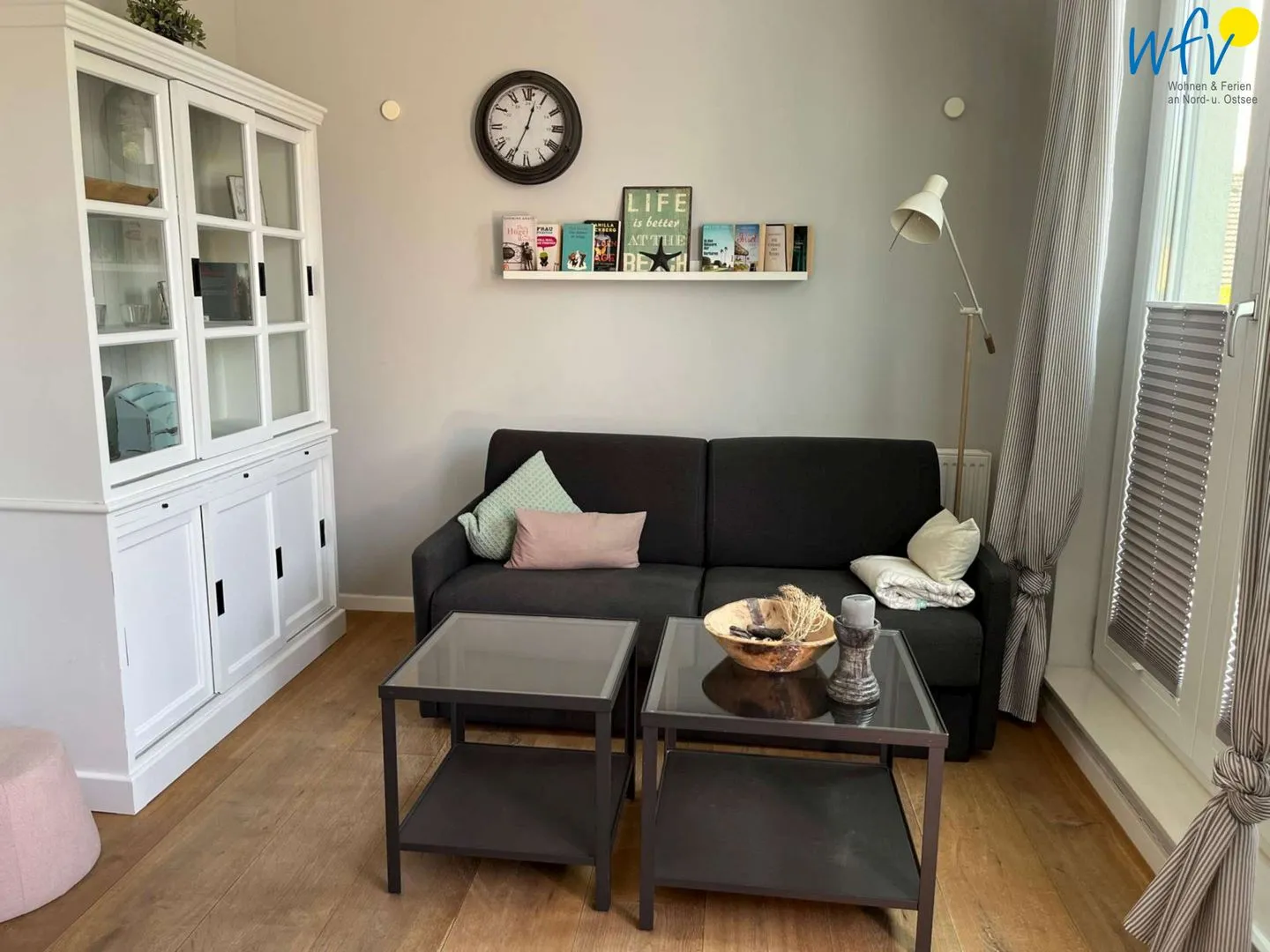Villa Dorfgroden Ferienwohnung Strandvogt Wangerooge - Wohnzimmer