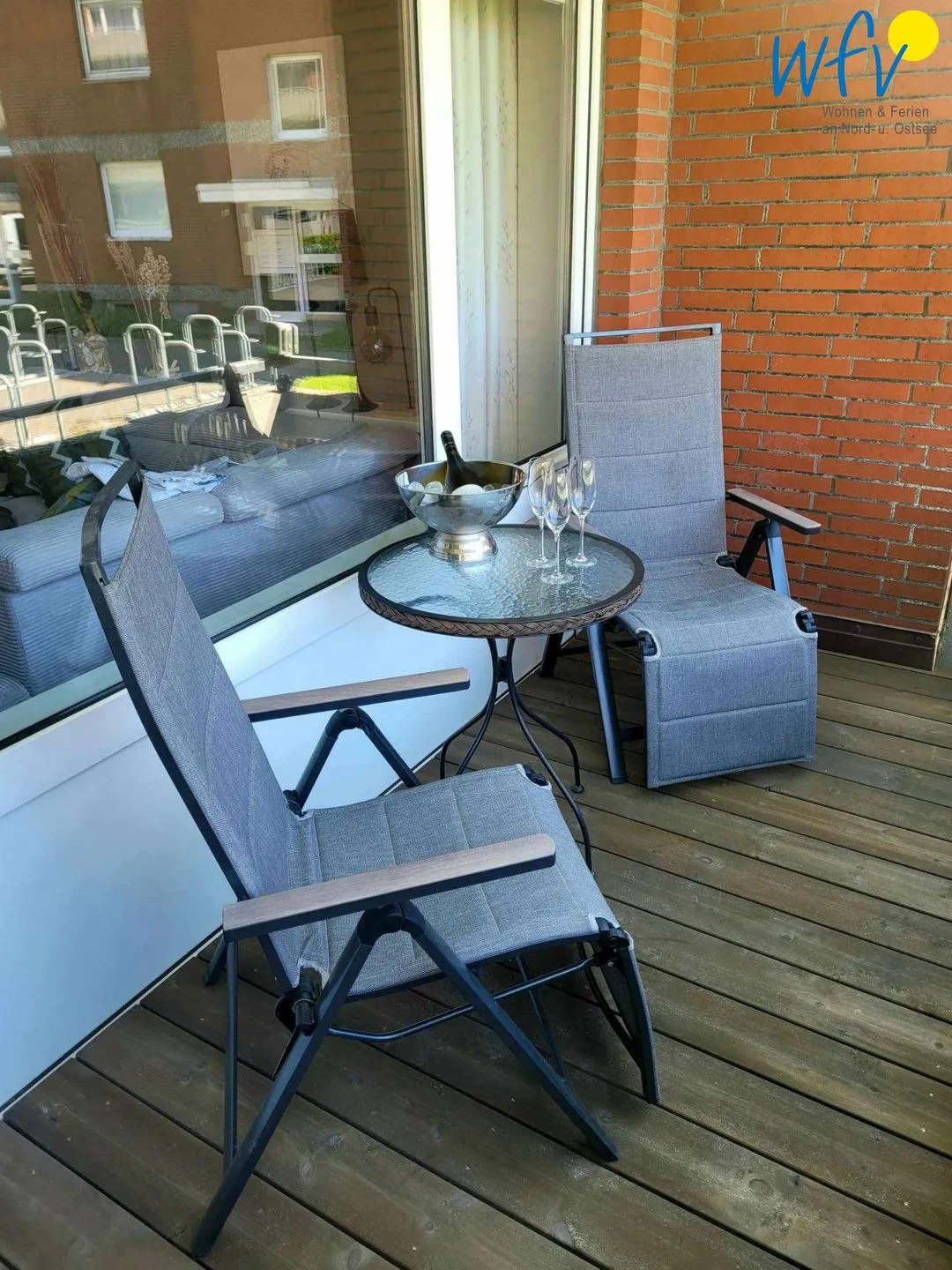 Holiday Residenz II Ferienwohnung Nordseeliebe Borkum - Balkon