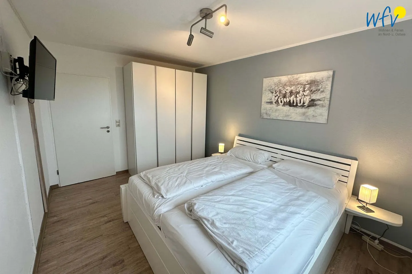 Holiday Residenz I Ferienwohnung Seelenbalsam Borkum - Schlafzimmer