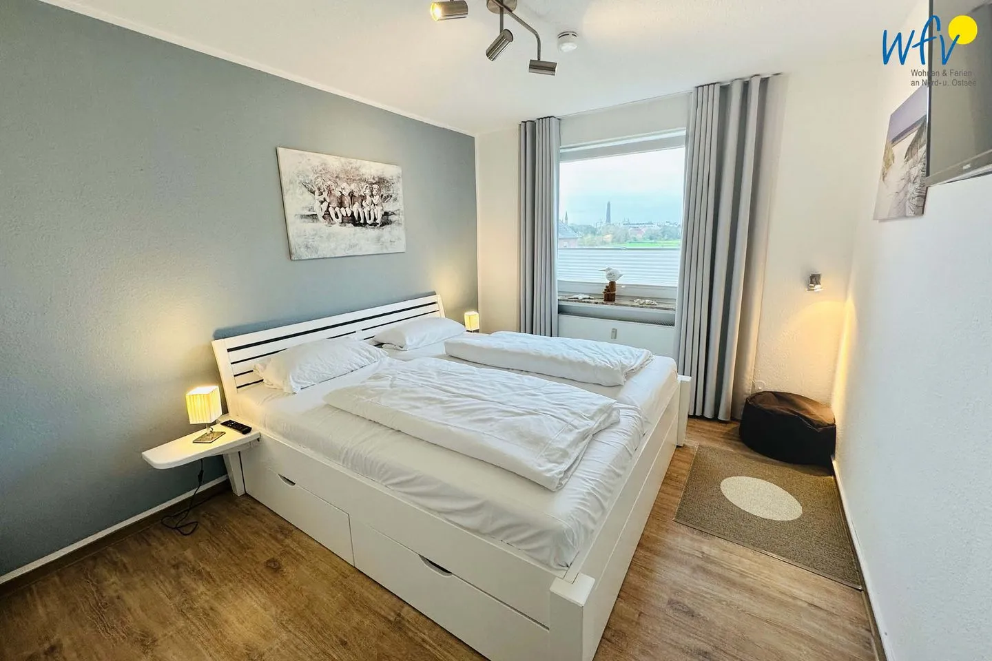 Holiday Residenz I Ferienwohnung Seelenbalsam Borkum - Schlafzimmer