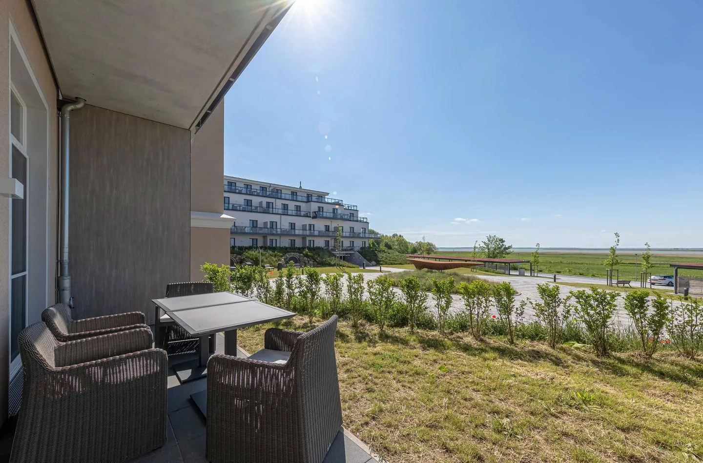 Strandlilie Wustrow - Terrasse
