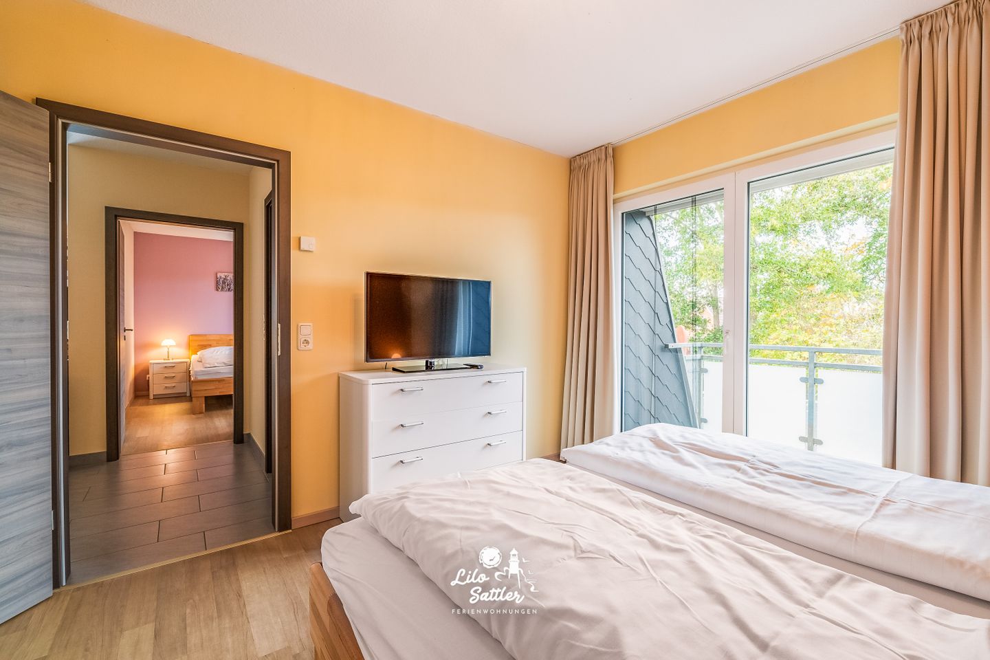Haus Oberdeck, Whg. 2, Schlafzimmer 1