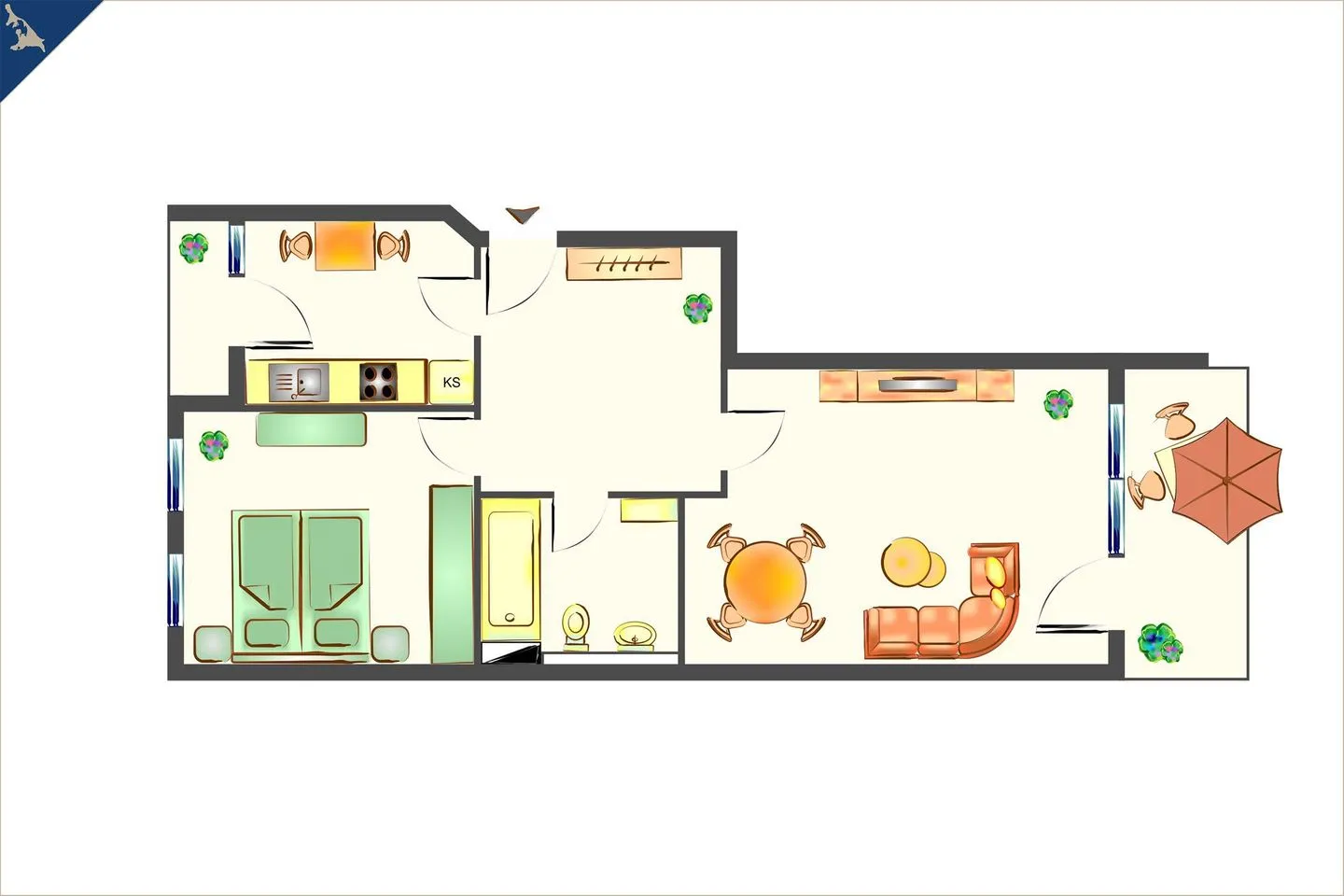Ferienwohnung Lieblingseck Ostseebad Heringsdorf -