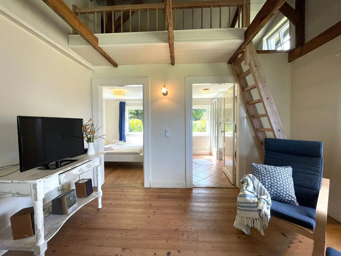 Ferienhaus Hedwigsblick Westerholz - Wohnzimmer