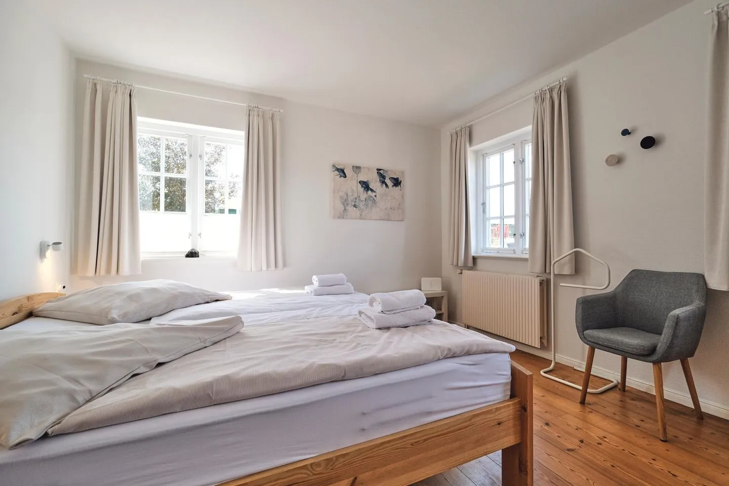 Landhaus Markerup Husby - Schlafzimmer im Erdgeschoss