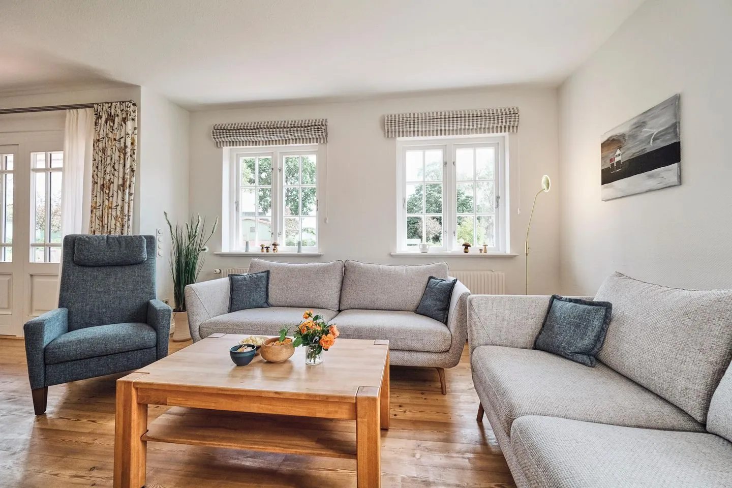 Landhaus Markerup Husby - Wohnzimmer