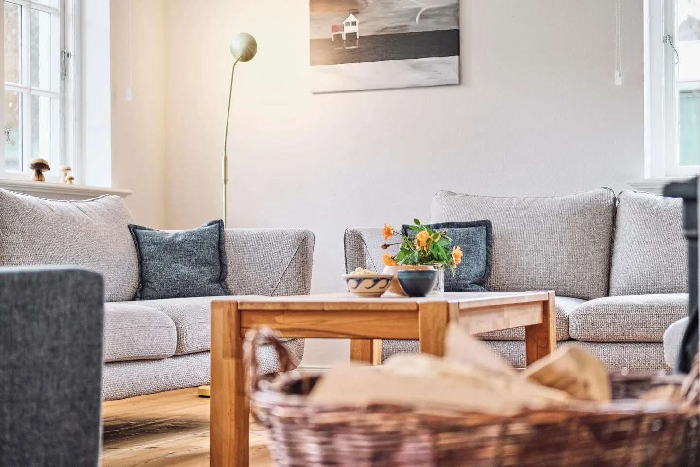 Landhaus Markerup Husby - Wohnzimmer