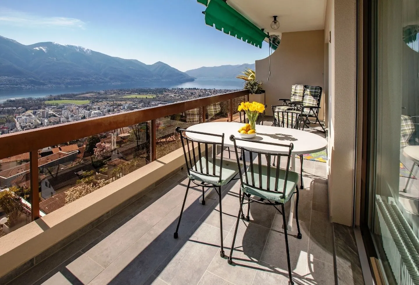 Ferienwohnung D29 Lago Maggiore - Balkon