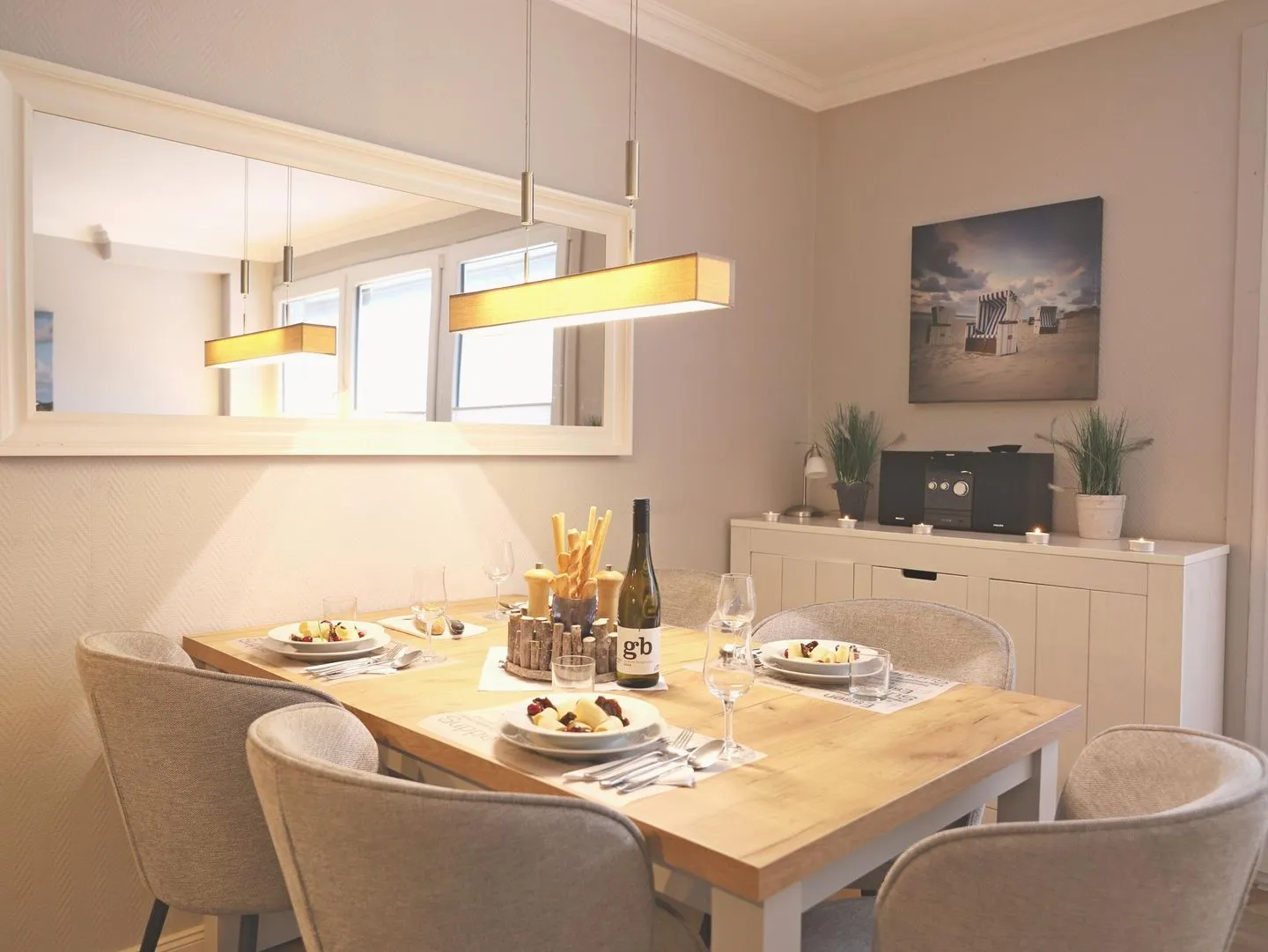 Strandstr. 6, Whg. 18 Westerland - Wohnzimmer
