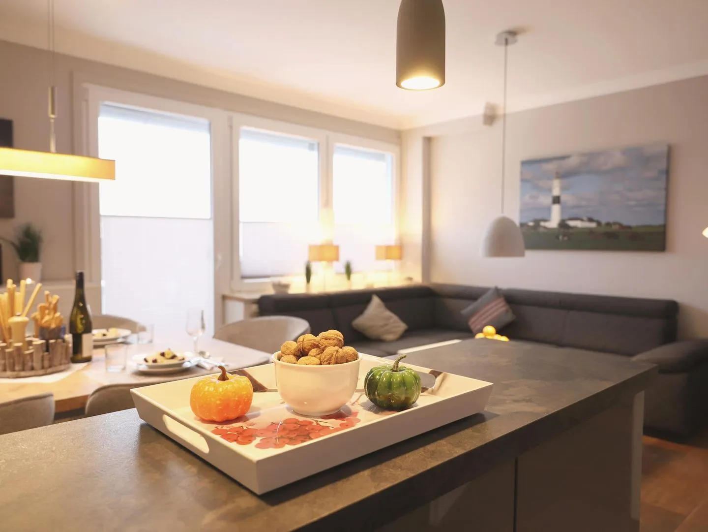 Strandstr. 6, Whg. 18 Westerland - Wohnzimmer