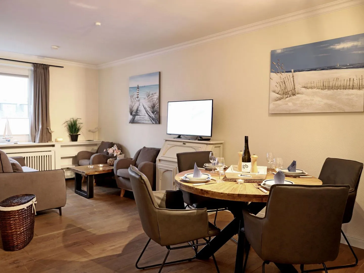 Strandstr. 6, Whg. 7 Westerland - Wohnzimmer