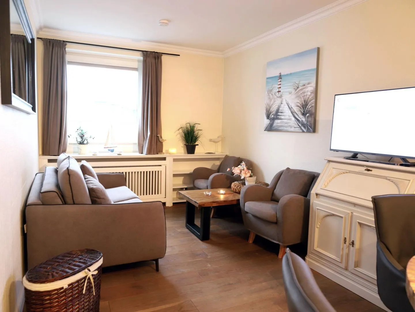 Strandstr. 6, Whg. 7 Westerland - Wohnzimmer