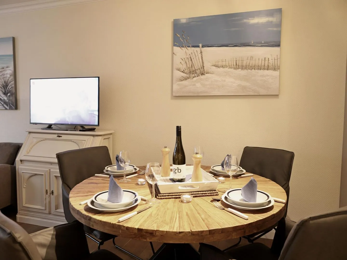 Strandstr. 6, Whg. 7 Westerland - Wohnzimmer