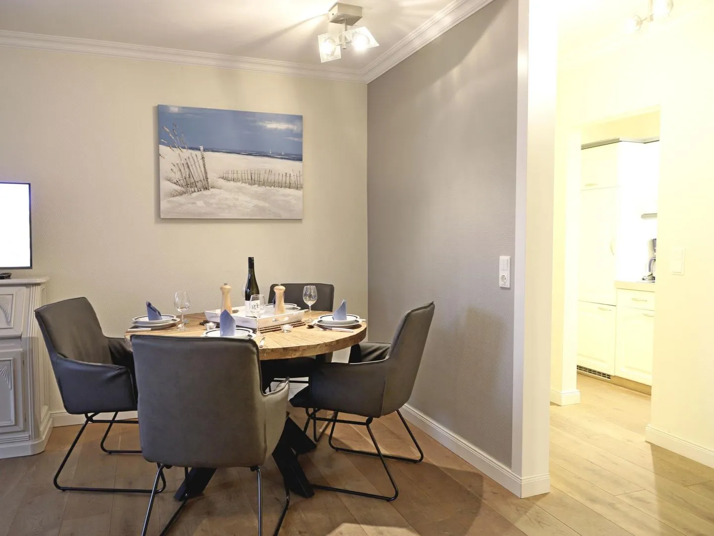 Strandstr. 6, Whg. 7 Westerland - Wohnzimmer