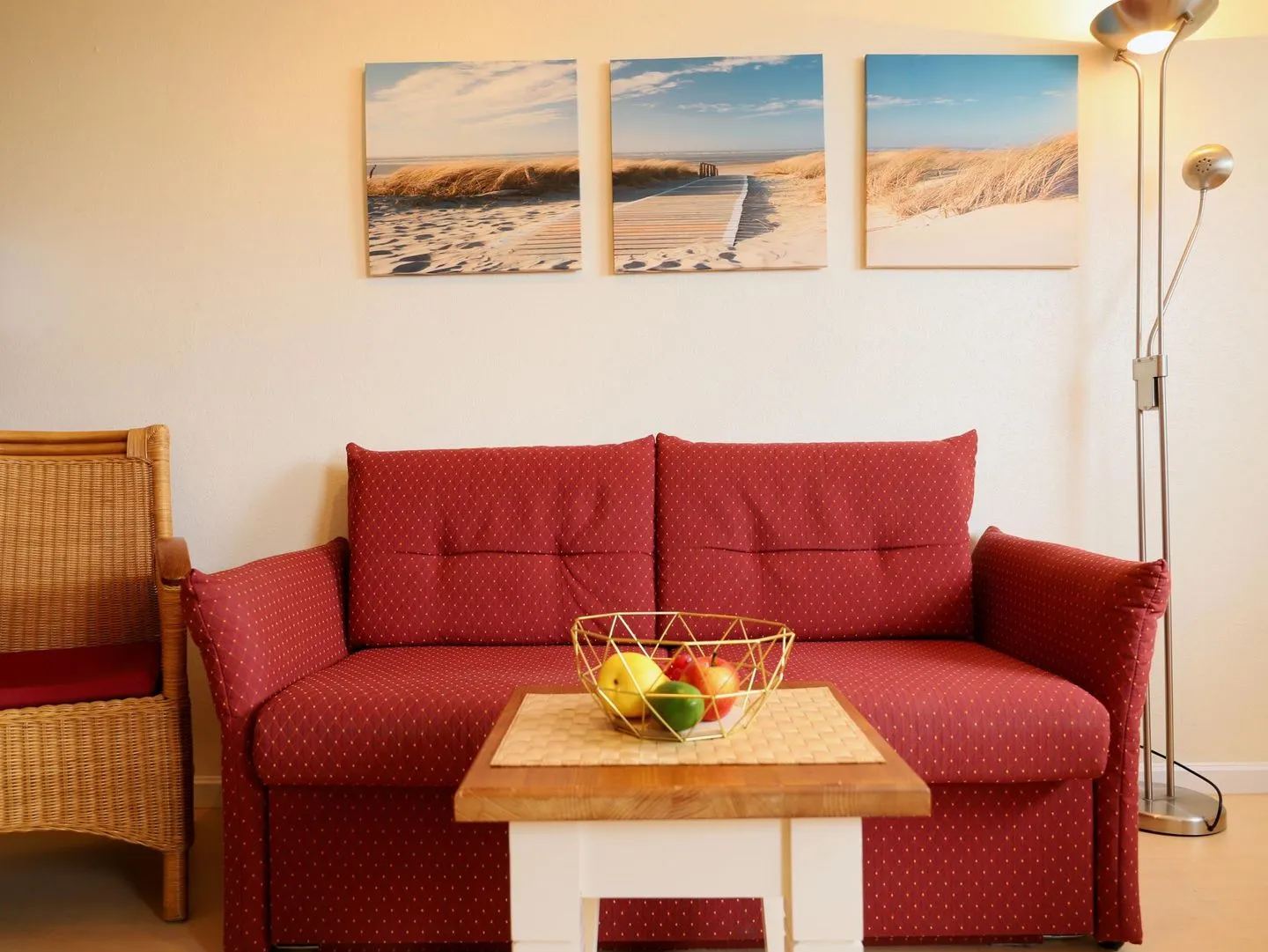 Kjeirstr. 19-21, Whg. 93 Westerland - Wohnzimmer