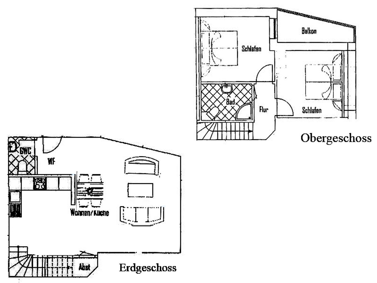  Ferienhaus Kleine Meerjungfrau Borkum - Grundriss