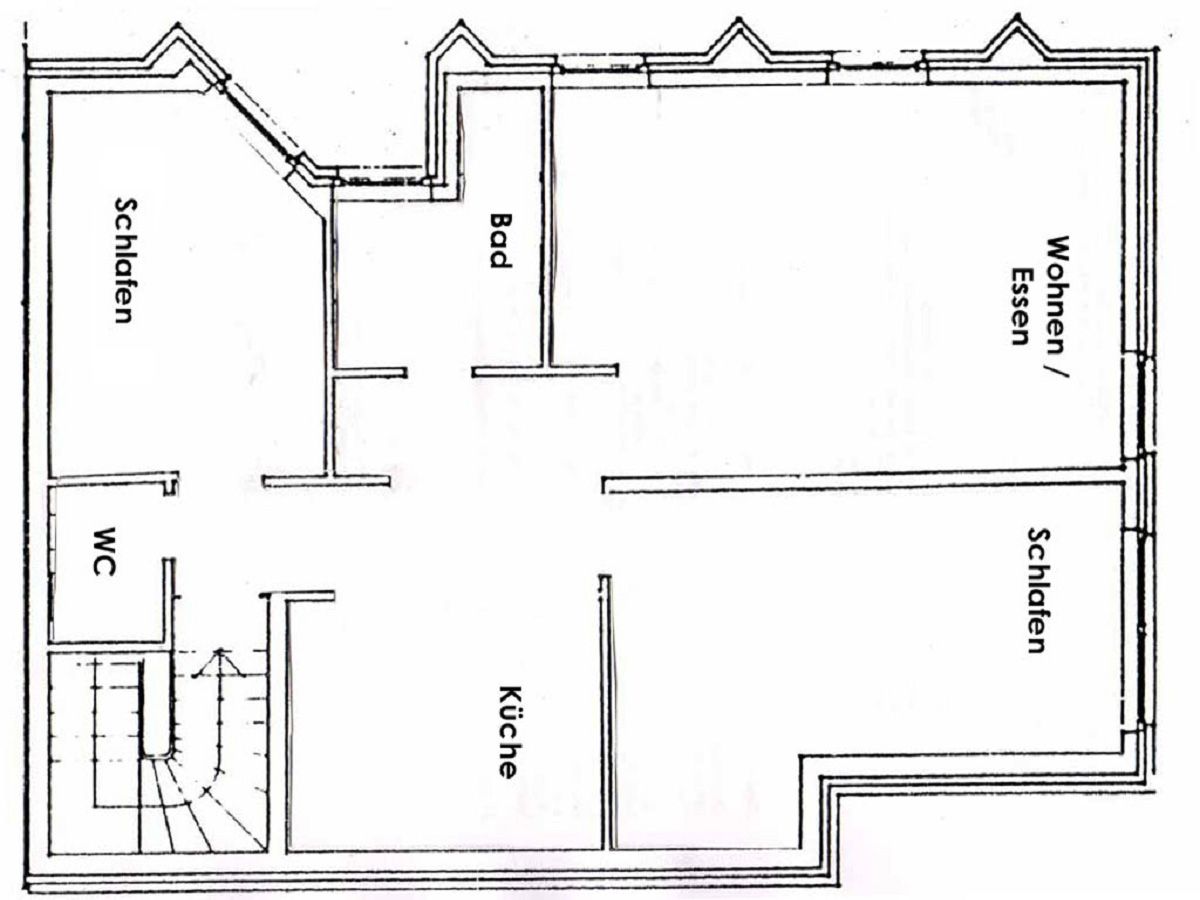 Ferienwohnung Meerweh Borkum - Grundriss