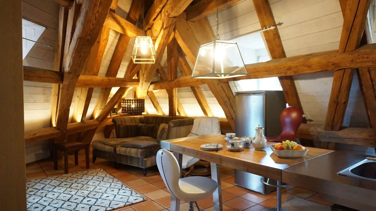 Ferienwohnung Am Klosterhof Meersburg - Wohnzimmer