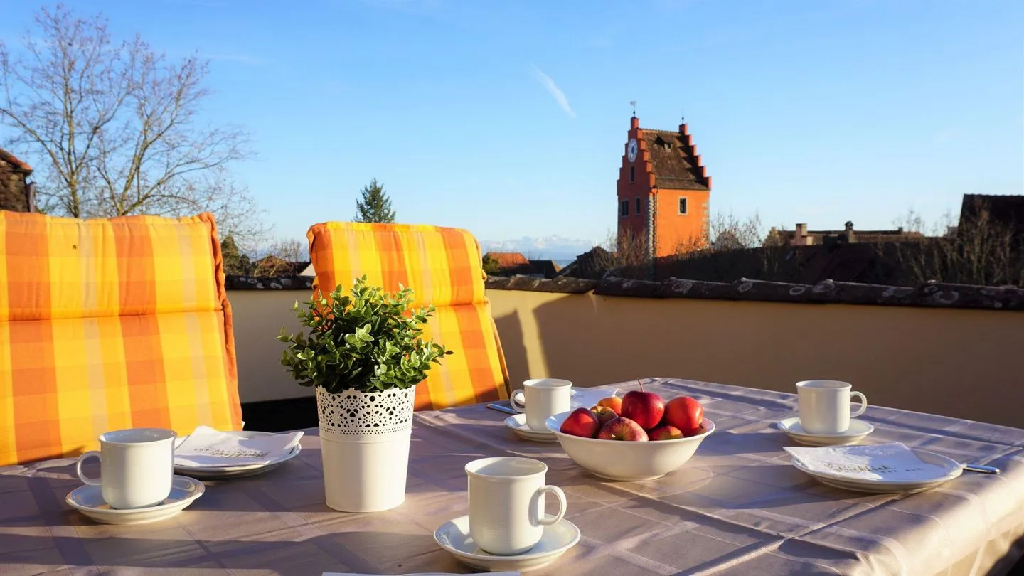 Ferienwohnung Am Roten Turm Meersburg - Balkon