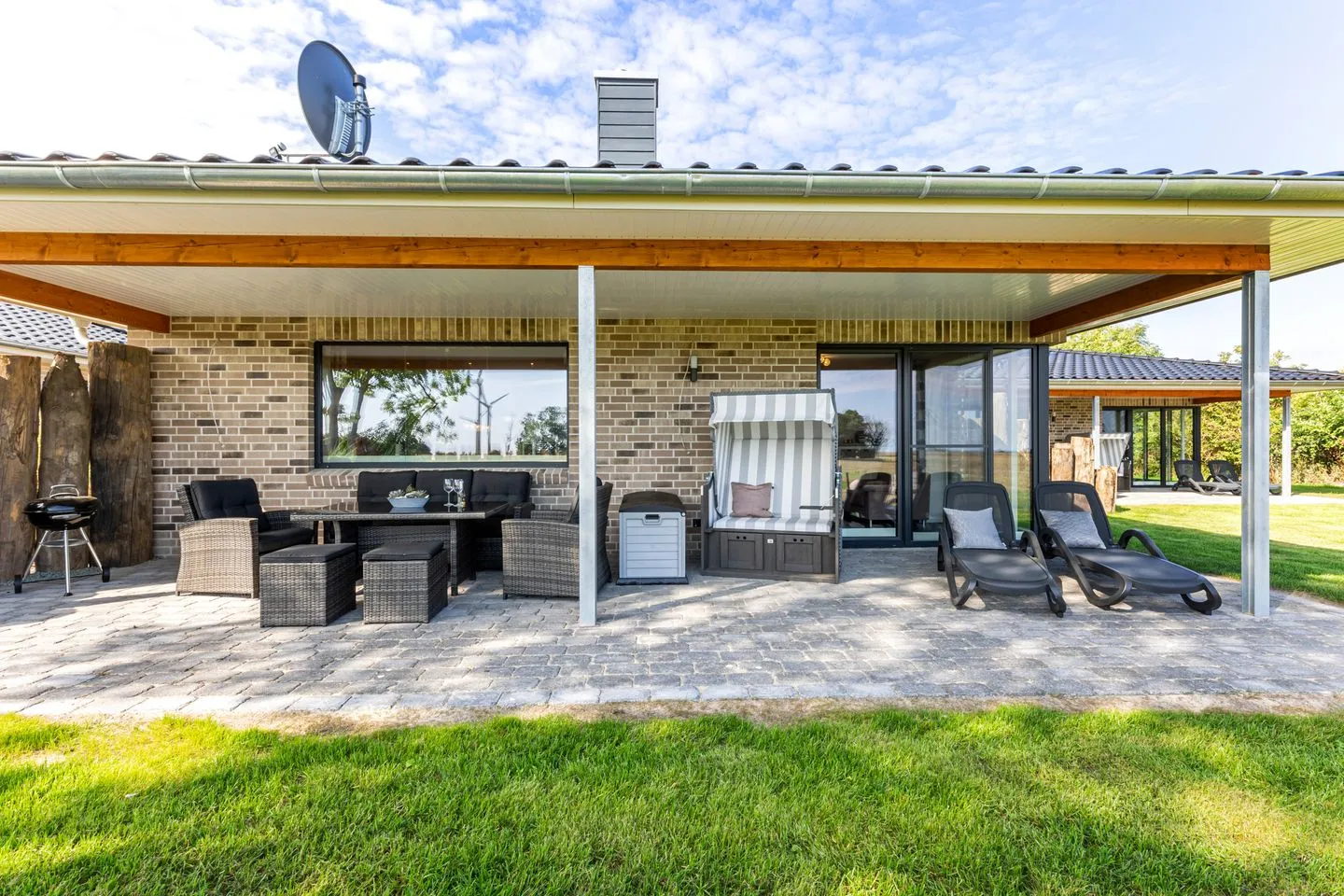 Relax Bungalow Strandperle Fehmarn - Terrasse