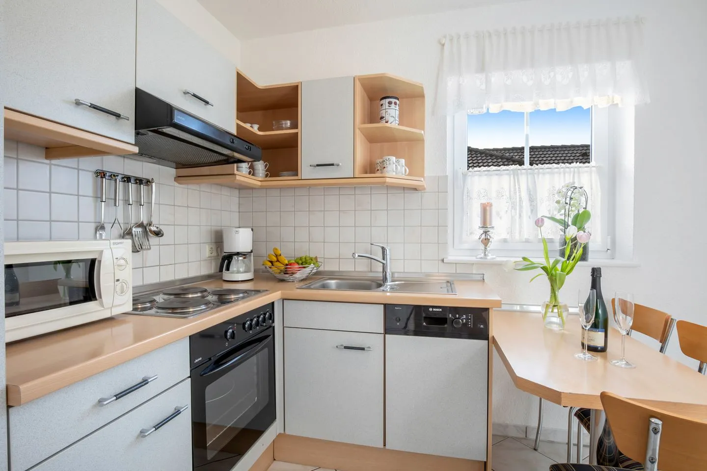 Ferienhaus Nelke Fehmarn - Küche / Küchenzeile