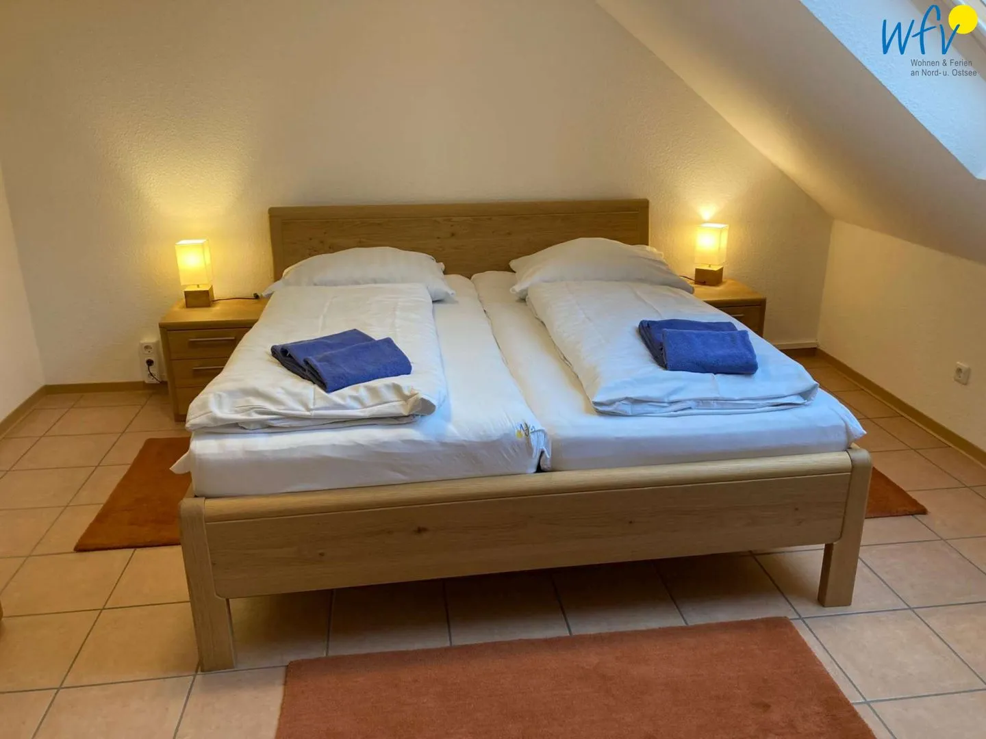 Haus Fregatte Ferienwohnung 1 Wangerooge - Schlafzimmer