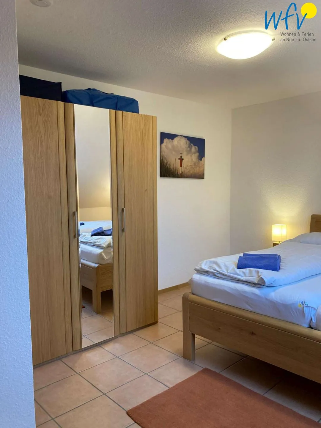 Haus Fregatte Ferienwohnung 1 Wangerooge - Schlafzimmer