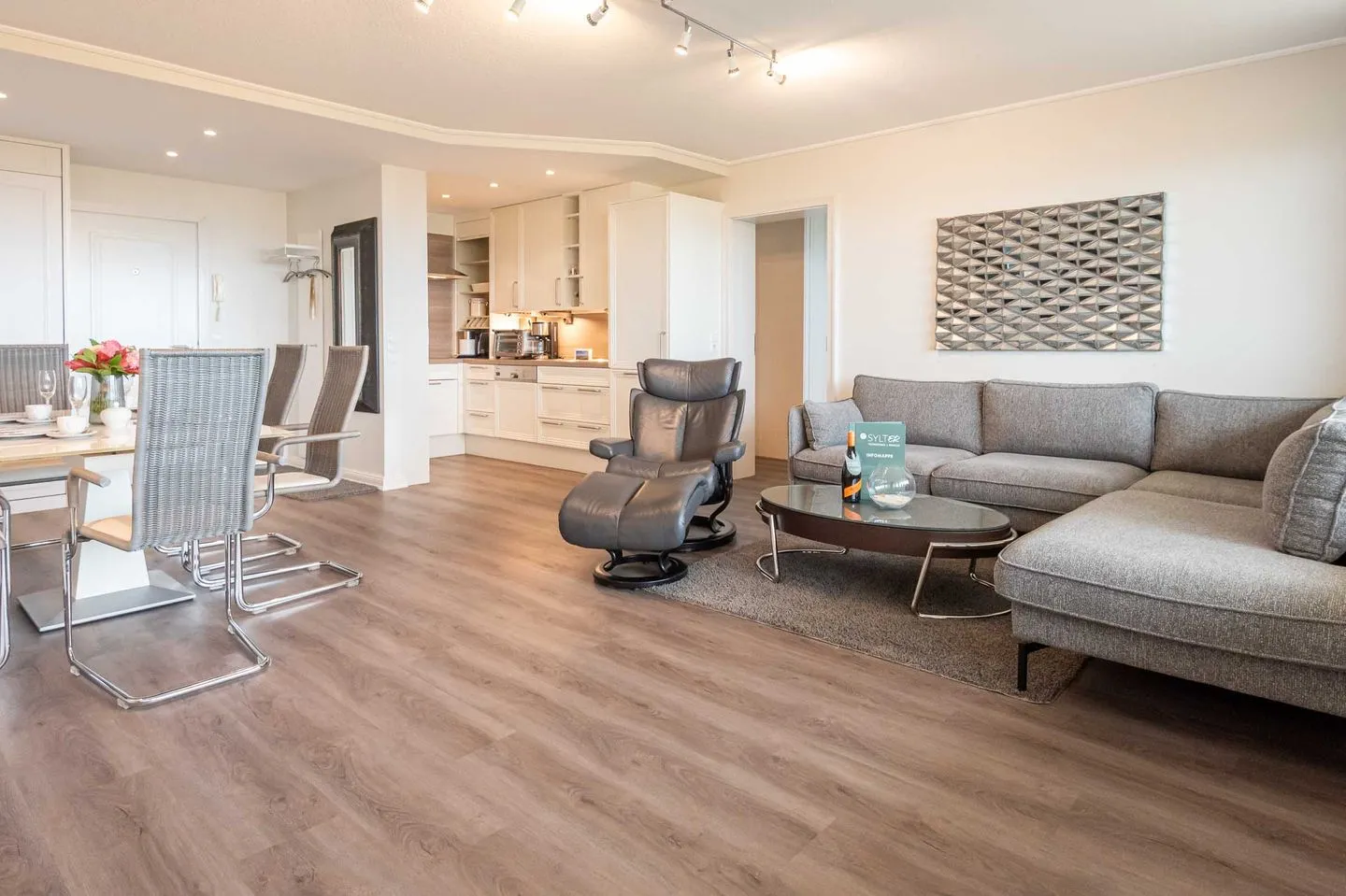 Meerblick - Logenplatz 55 Wenningstedt - Wohnzimmer
