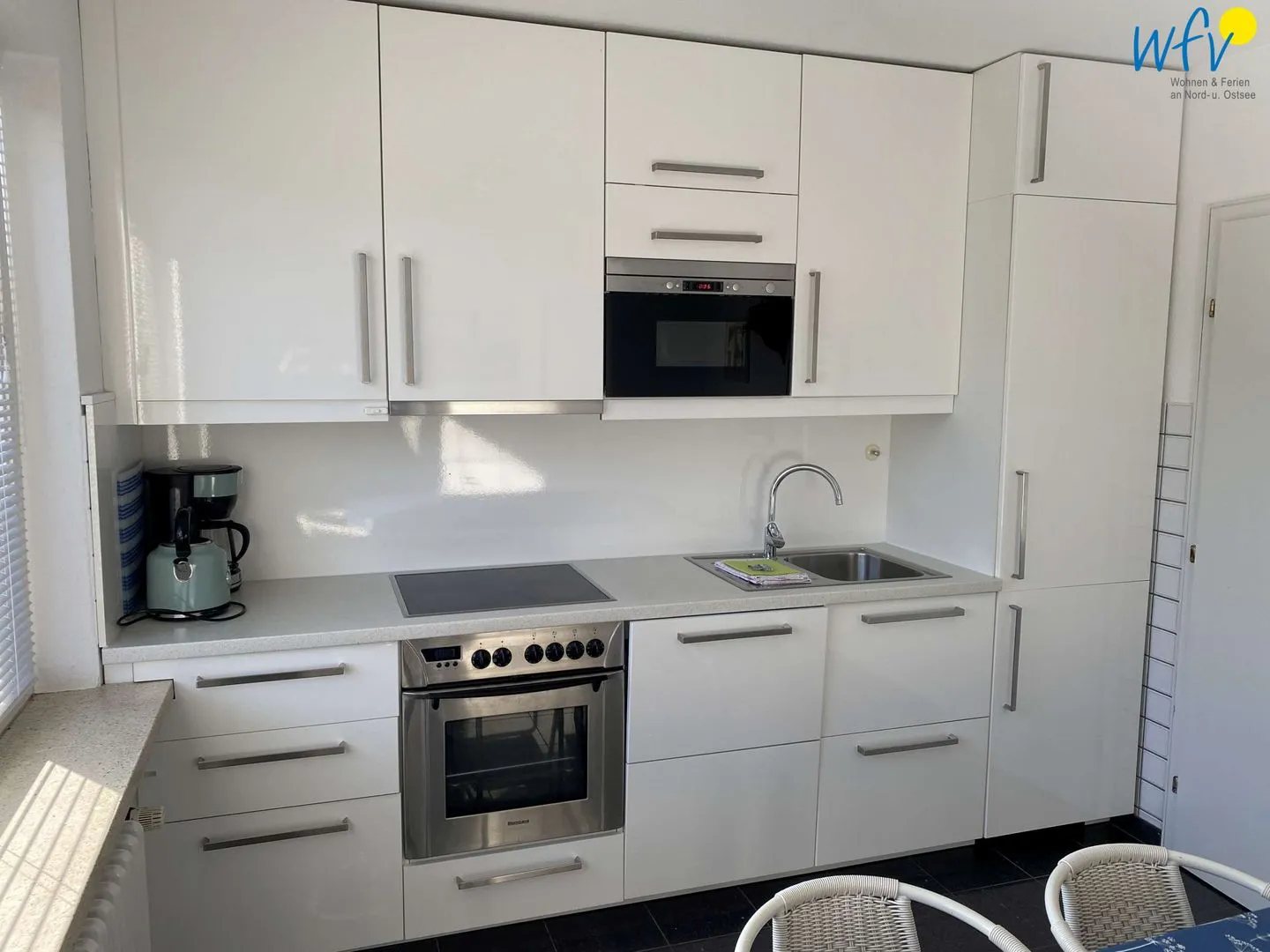 Ferienhaus Caterlieschen Ferienwohnung 1 Juist - Küche / Küchenzeile